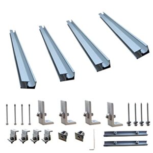 cmyyanglin solar panel mounting braket kit system for sloped pitched tin roof
