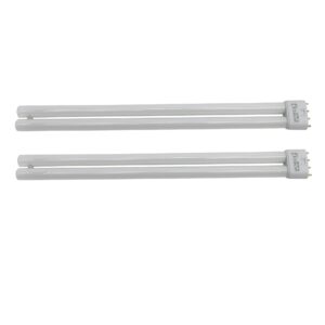 awoco pack of 2 replacement led tube pl-36l 13 w led uv light bulb for wall mount sticky fly trap lamp ft-1e36-led (pl-36l x 2)