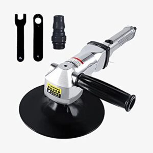 7-inch pneumatic sander heavy duty wet air sander/polisher,lightweight at 5.47 lbs,adjustable speed up to 2500rpm pneumatic polisher hand sanding tool