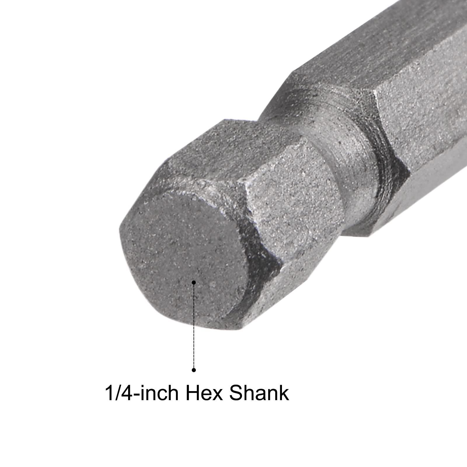 uxcell 1/4" Quick-Change Hex Shank 5.5mm Nut Setter Driver Drill Bit, 9.84" Length, Metric No-Magnetic