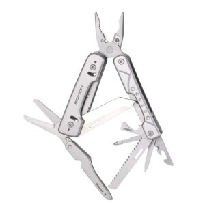 roxon s802 phantom updated version multi tool pliers and scissors with replaceable knife and wire cutters… (s802s)