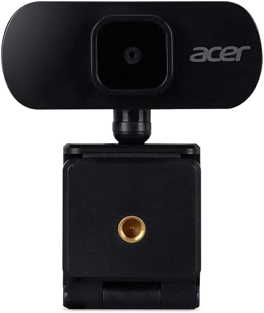 Acer Full HD USB Streaming 2MP Webcam | 1080P HD | 360° Rotation | Digital Microphone | Plug & Play for Desktop or Laptop PC | Stream for Zoom, Skype, Facetime, YouTube | Conference Calls & MS Teams