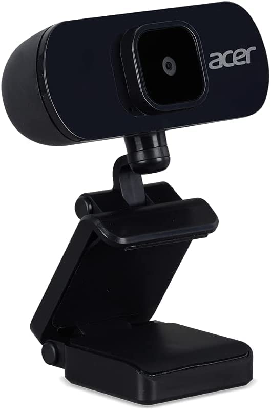 Acer Full HD USB Streaming 2MP Webcam | 1080P HD | 360° Rotation | Digital Microphone | Plug & Play for Desktop or Laptop PC | Stream for Zoom, Skype, Facetime, YouTube | Conference Calls & MS Teams