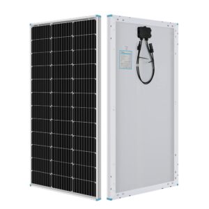 Renogy 100W Solar Panel + 10ft Solar Cable Adaptor Kit