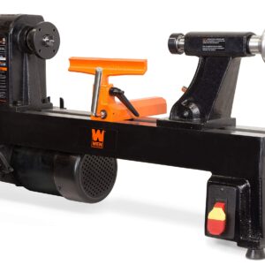 WEN LA3424 4.5-Amp 12-Inch by 18-Inch 5-Speed Benchtop Wood Lathe , Black