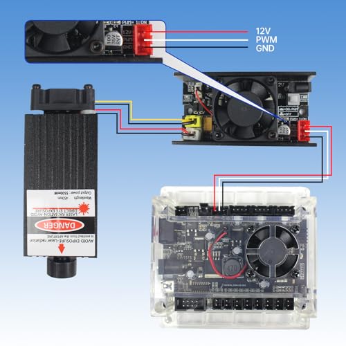 CNCTOPBAOS 2 in 1 CNC 3018 Pro with 5.5W 5500mW Module Offline GRBL Controller DIY Mini CNC Router Kit 3 Axis Desktop Acrylic PVC PCB Wood Milling Engraving Machine Limit Switches Emergency Stop