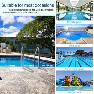 DOEL Swimming Pool Ladder, Non-Slip Steps Ladder, 3-Step In-Ground Stainless Steel Step for Indoor/Outdoor Pool, Easy Assembly and Climbing (3 Step)