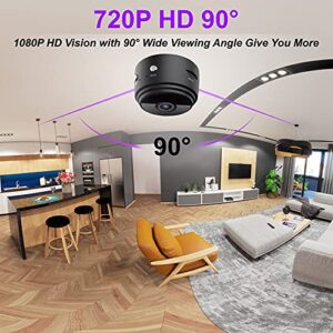 1080P HD Mini WiFi Security Camera,Indoor Surveillance Camera with Video Motion Detection,Remote Viewing for Security (M1)