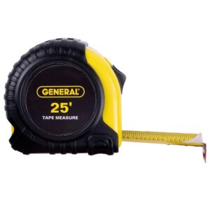 general tools 25 foot tape measure #ws-0901, black