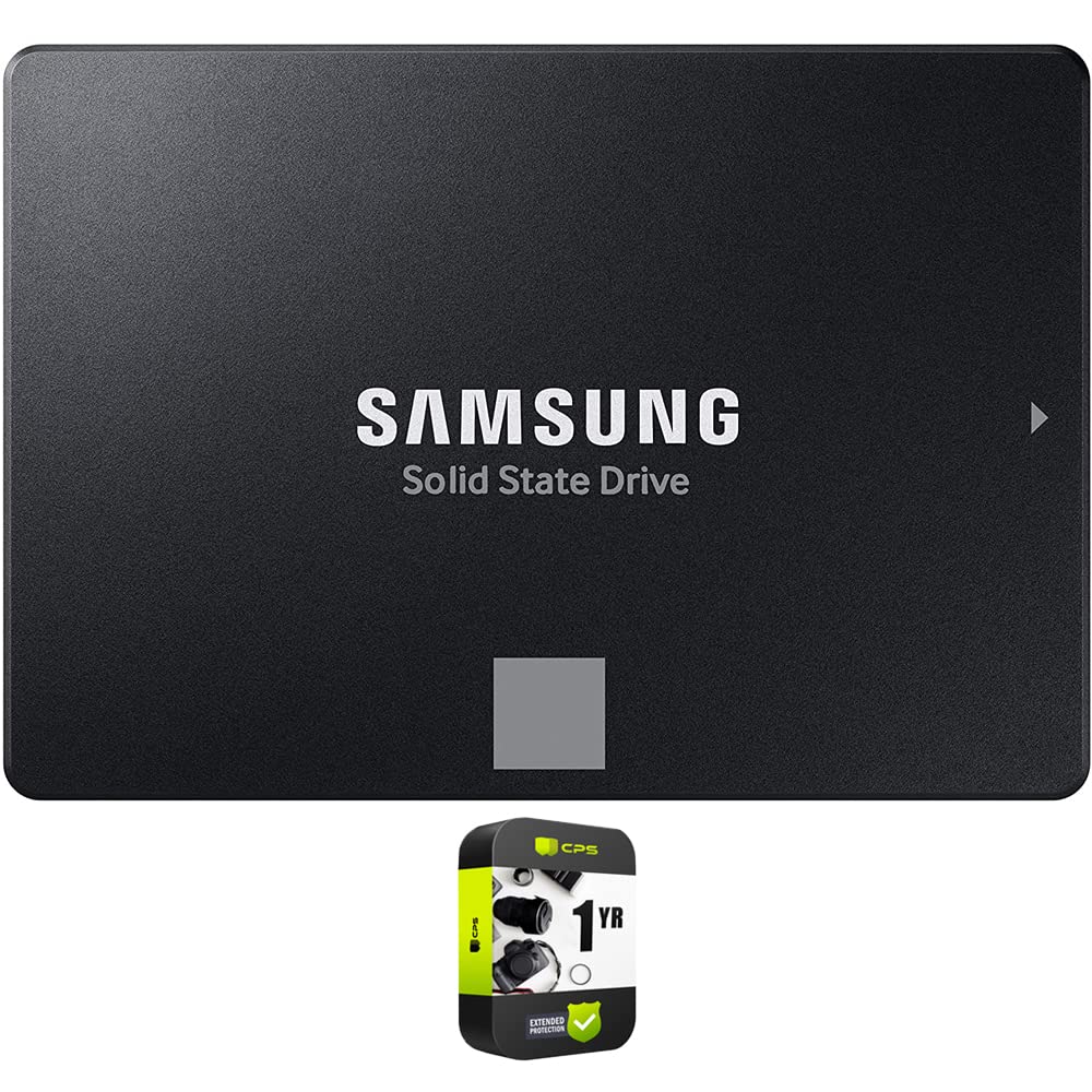 SAMSUNG MZ-77E2T0B/AM 870 EVO SATA 2.5-inch SSD 2TB Bundle with 1 YR CPS Enhanced Protection Pack