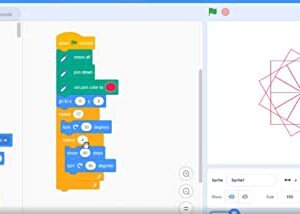 Scratch Coding for Kids 8-12 Course: Learn to Code - Custom Block Coding Projects and Games - Computer Programming for Beginners - Scratch Coding Curriculum (PC, Mac, Chromebook Compatible)