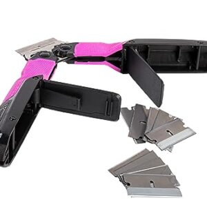 The Original Pink Box 7-Inch Folding Scraper, Pink