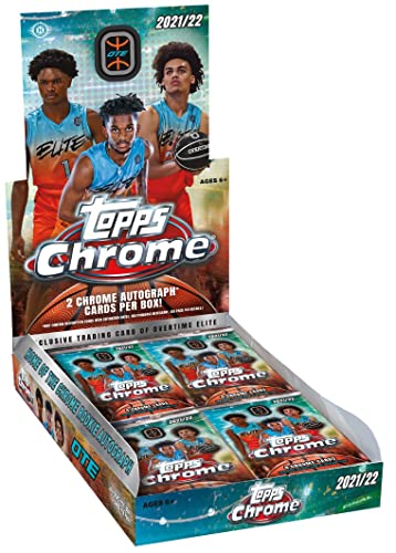 2021/22 Topps Chrome Overtime Elite Basketball HOBBY box (NOT an NBA product)