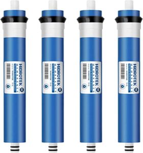 geekpure reverse osmosis ro membrane 75 gpd -nsf certificated-water filter replacement-pack 4