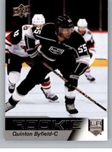 2021-22 upper deck nhl star rookies box set #8 quinton byfield los angeles kings official nhl hockey card in raw (nm or better) condition