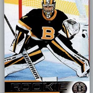 2021-22 Upper Deck NHL Star Rookies Box Set #3 Jeremy Swayman Boston Bruins Official NHL Hockey Card in Raw (NM or Better) condition