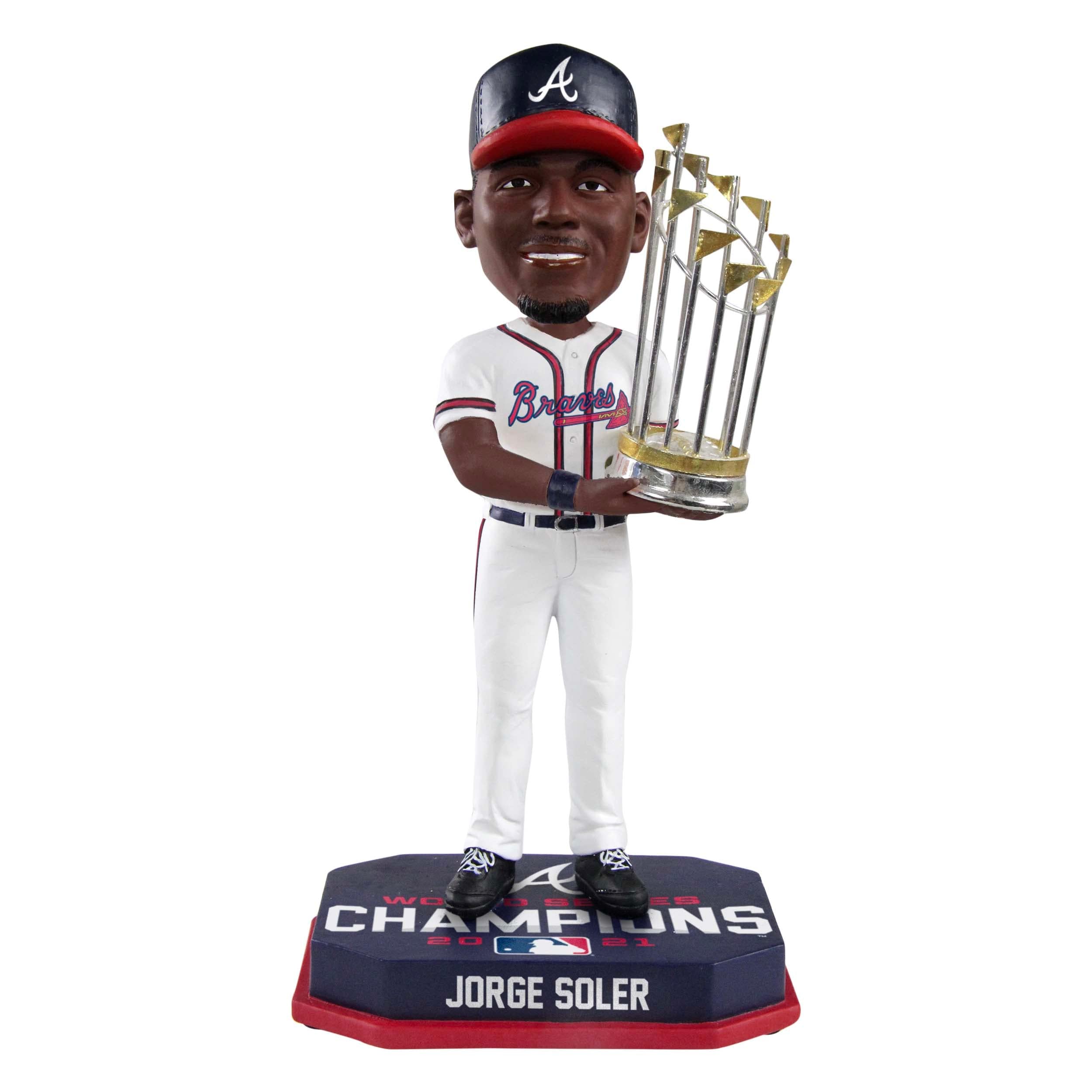 Jorge Soler Atlanta Braves 2021 World Series Champions Bobblehead MLB