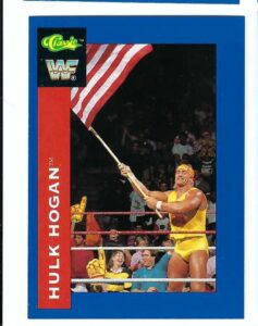 hulk hogan 1991 classic wwf superstars #111 wrestling card