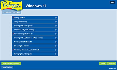 Professor Teaches Microsoft Windows 11 With Skill Assessment