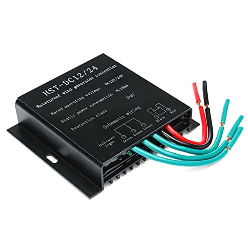 HUIZHITENGDA 12V 24V 48V 8000W Auto MPPT Wind Charge Controller,Waterproof Low Wind Speed Boost for Wind Charge Controller,48v