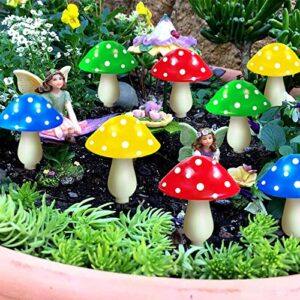 Newest Version 8-Pack Solar Mushroom Lights for Garden Decor, 8 Modes Waterproof Outdoor Multi-Colored Mushroom LED Fairy Lamp for Christmas Halloween Garden Yard Lawn