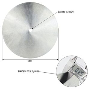 EMILYPRO Table Saw Balance Blade & 10" Sanding Disk & Calibration with 5/8" Arbor - 1pcs