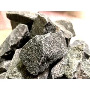 HOUSYLOVE Sauna Rocks/Sauna Stones, 36 lb Box of Lava Rock for Steam Sauna, Sauna Stone