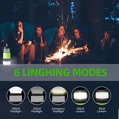 LED Camping Lantern & Bug Zapper & Flashlight 3-in-1, Rechargeable Mosquito Zapper, Portable Compact Camping Gear with Magnetic Base for Outdoors