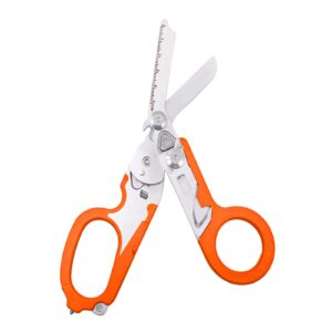 elegital emergency rescue shears,stainless steel foldable trauma shears,outdoor camping rescue tools