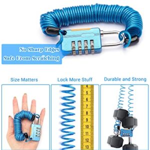 Universal Combination Lock Cable for RV Surge Protector 30/50 amp, Security PIN Locking Chain