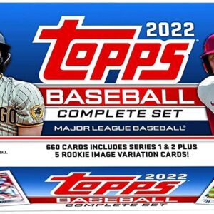 2022 Topps Baseball Factory Retail Set (660 Cards: 5 Rookie Variation Cards)