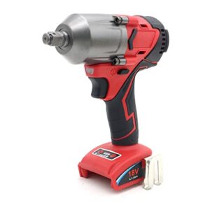 fsyao 18v 1/2 inch cordless impact wrench-brushless, 500 ft-lbs maximum torque, 4-speed adjustment, automatic start and stop.(main unit only, no battery).
