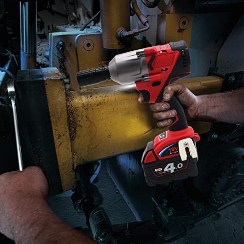 FSYAO 18V 1/2 inch cordless impact wrench-brushless, 500 ft-lbs maximum torque, 4-speed adjustment, automatic start and stop.(Main unit only, no battery).