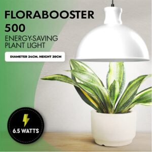 Bio Green 500-USW Florabooster LUM 500 Grow Indoor 60w Lightbulb Lamp with 3m Connection Cable – Energy Saving House Plants – High Light Intensity, White