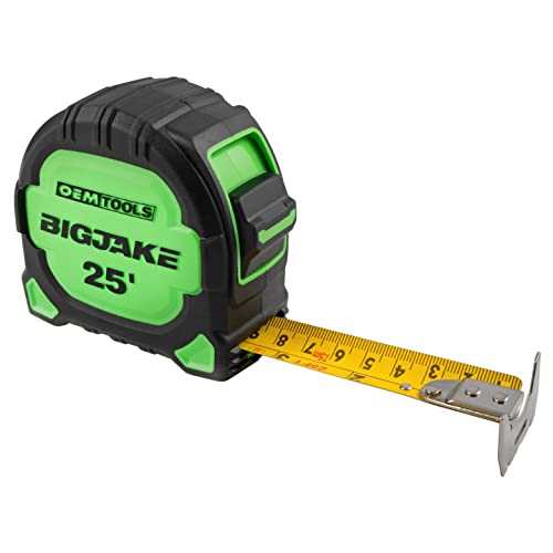 OEMTOOLS 25699 Big Jake 25’ Tape Measure, Electrician Tape Measure, Table Saw Tape Measure, Tape Measure with Magnetic Tip