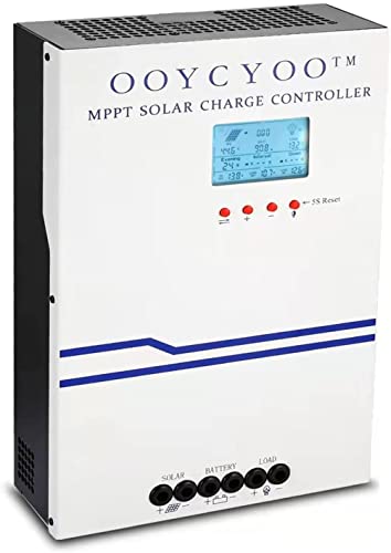 100 Amp MPPT Solar Charge Controller 48V 36V 24V 12V Auto,PV 150V Max Input Solar Panel , 100A Solar Panel Regulator Max Input Power 5000W, for AGM Sealed Gel Flooded Lithium Battery