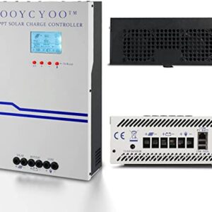 100 Amp MPPT Solar Charge Controller 48V 36V 24V 12V Auto,PV 150V Max Input Solar Panel , 100A Solar Panel Regulator Max Input Power 5000W, for AGM Sealed Gel Flooded Lithium Battery