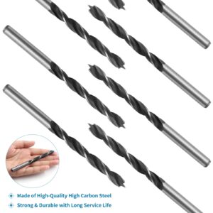 Bivethoi 5pcs 7mm Drill Bit Brad Point Drill Bits for Woodworking, Wood Drill Bits High Carbon Steel Drilling Tool, Metric Drill Bits for Softwood Hardwood Plywood Acrylic Plastic