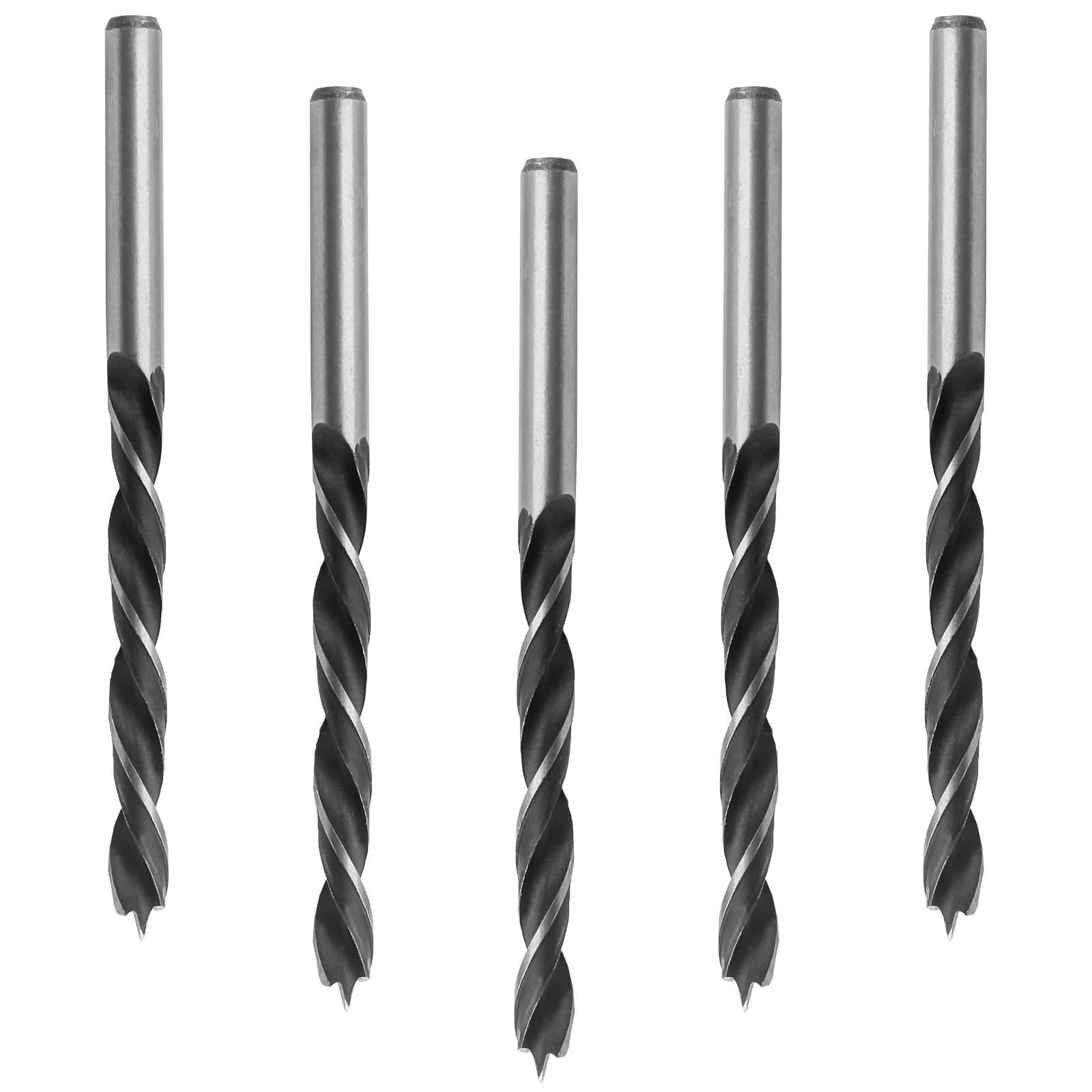 Bivethoi 5pcs 7mm Drill Bit Brad Point Drill Bits for Woodworking, Wood Drill Bits High Carbon Steel Drilling Tool, Metric Drill Bits for Softwood Hardwood Plywood Acrylic Plastic