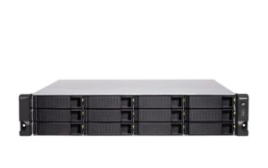 qnap ts-h1886xu-rp-r2-d1622-32g-us 18 bay rackmount nas with intel® xeon® processor, 32gb ddr4 ecc ram, 10gbe-ready and zfs storage for virtualization and data-intensive enterprise applications