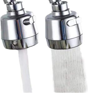 kitchen sink faucet aerator sink faucet sprayer attachment 360° rotatable faucet sprayer head replacement for kitchen, faucet sprayer attachment, faucet adaptor– 2 modes adjustment