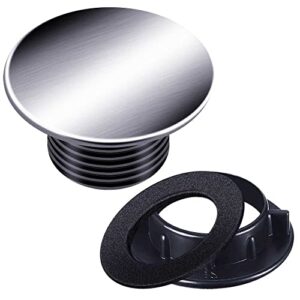 sink tap hole cover kitchen faucet hole cover brushed stainless steel (1 to 1.6 inch in diameter) (1.10-1.60 inch)