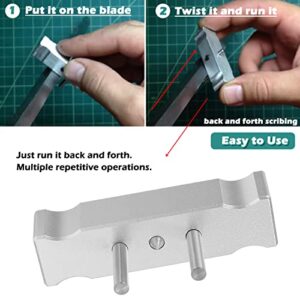 Aluminum Self-Centering Scribe/Knife Makers Center Scribe/Center Line Scribing Marking Tool for Metal