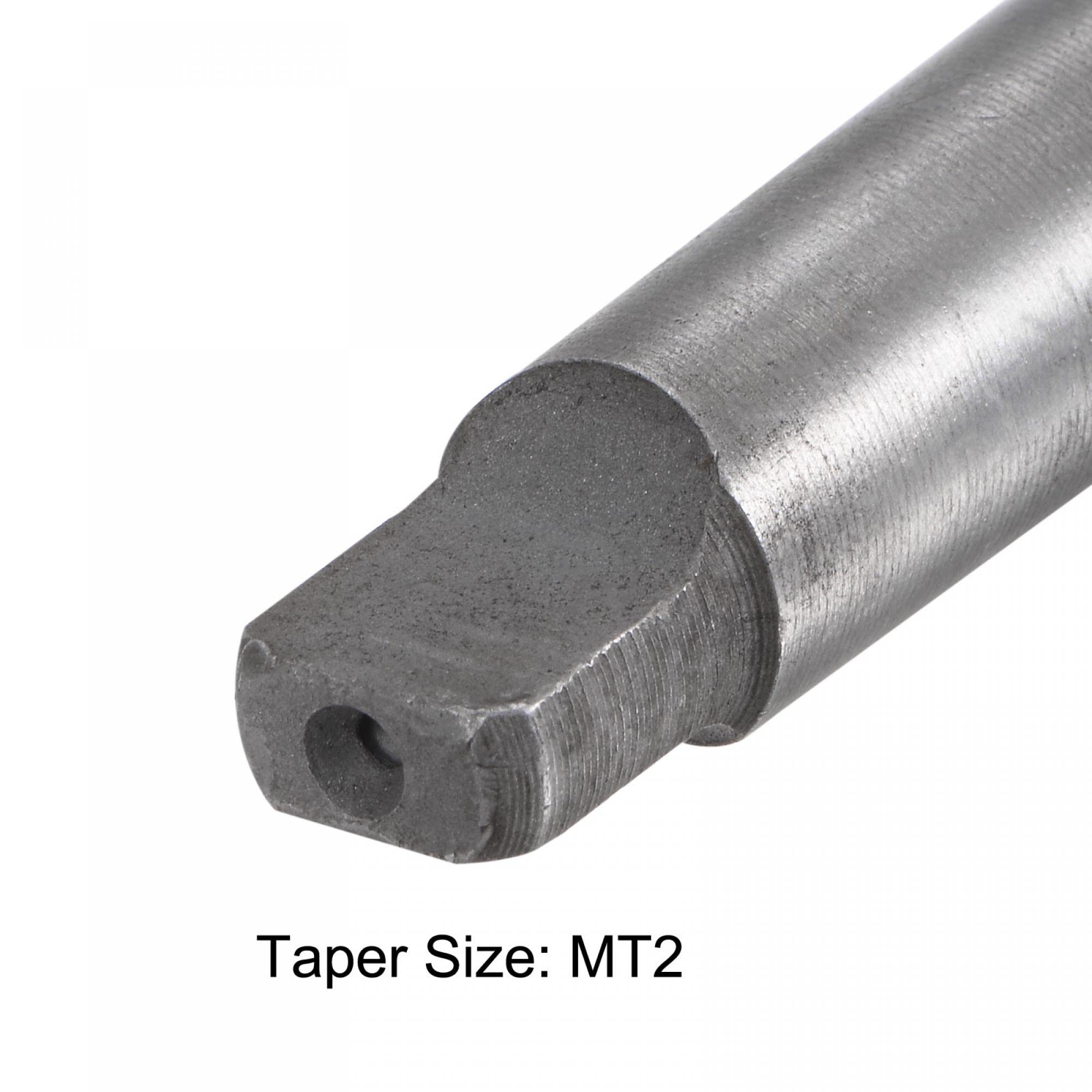 uxcell 21.5mm High-Speed Steel Twist Bit Extra Long Drill Bit with MT2 Morse Taper Shank, 240mm Overall Length