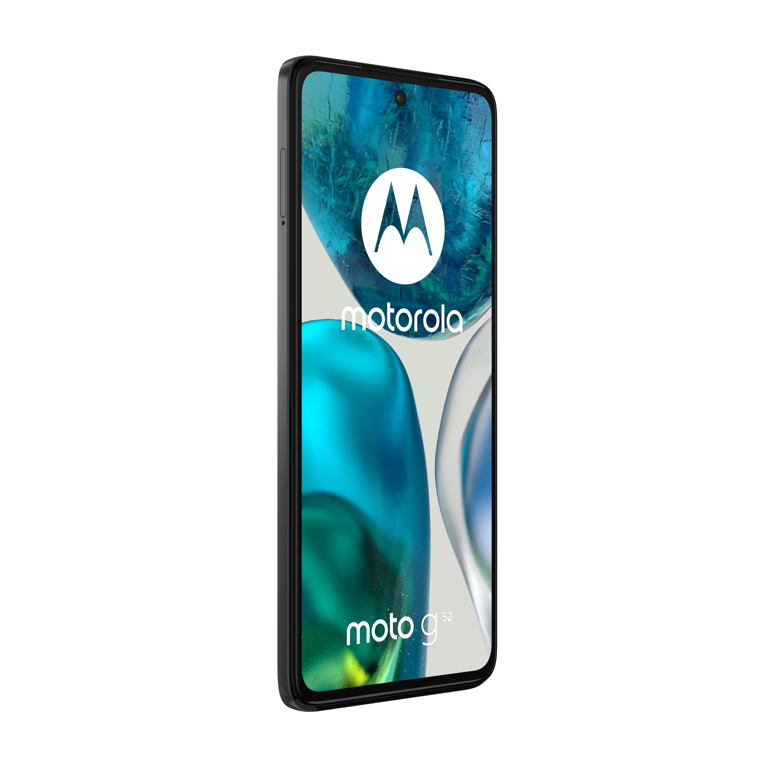 Motorola Moto G52 Dual-SIM 128GB ROM + 6GB RAM (GSM only | No CDMA) Factory Unlocked 4G/LTE Smartphone (Charcoal Gray) - International Version