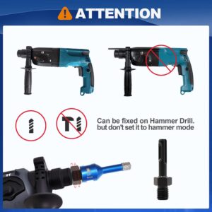 Diamond Core Drill Bit,BRSCHNITT Laser Welded Diamond Hole Saw with 5/8-11 Thread for Granite Marble Solid Block Stone Reinforced Concrete,Dry or Wet Drilling