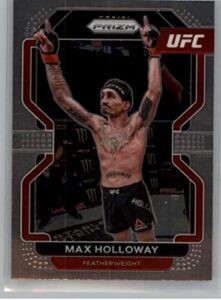 2022 panini prizm ufc #188 max holloway official mma trading card in raw (nm or better) condition