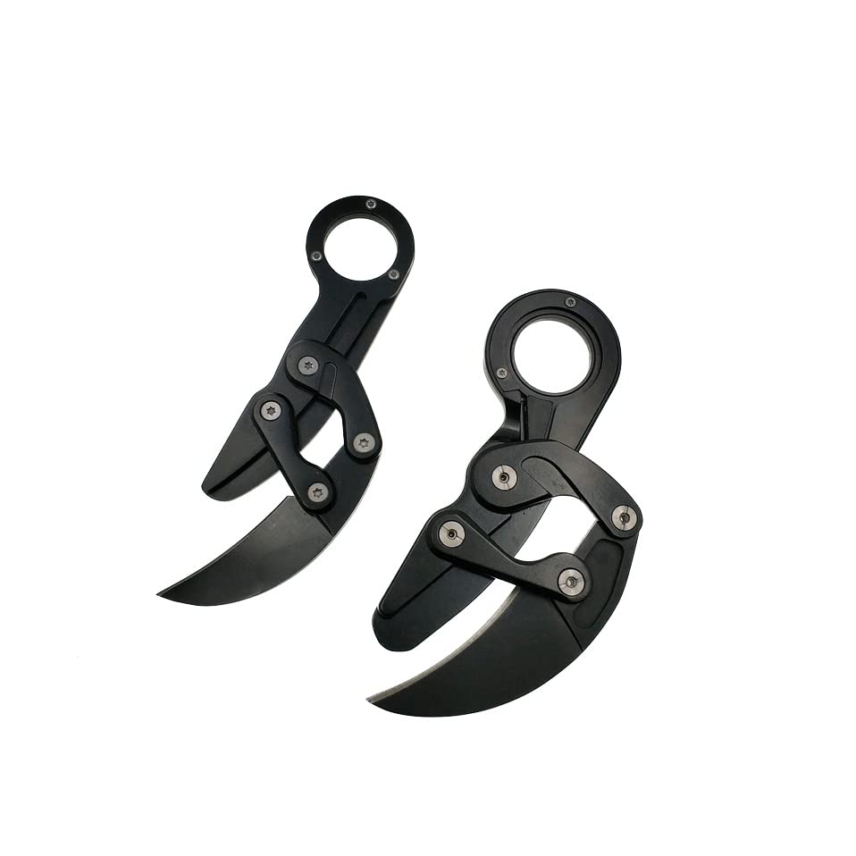 Tattva Tactical Folding Karambit Multipurpose Cutting Tool Black