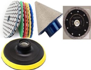 asia pacific construction diamond beveling chamfer bits for granite marble tiles existing holes enlarging resin dry polishing pad diamond super thin mesh rim ceramic porcelain saw blade