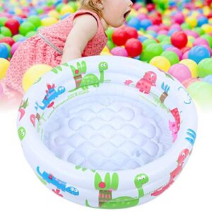 Kiddie Pool,Round Inflatable Baby Swimming Pool,Portable Inflatable Children Little Pump Cartoon Dinosaur Pool Kiddie Paddling Pool Indoor&Outdoor Toddler Water Game Play Center for Kids/Girl/Boy